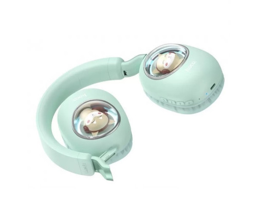 Навушники HOCO ESD11 Cute luminous BT headphones Mint Green