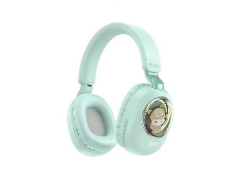 Навушники HOCO ESD11 Cute luminous BT headphones Mint Green