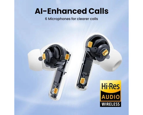 Бездротові навушники UGREEN WS200 HiTune T6 Hybrid Active Noise-Cancelling Earbuds(UGR-15158)