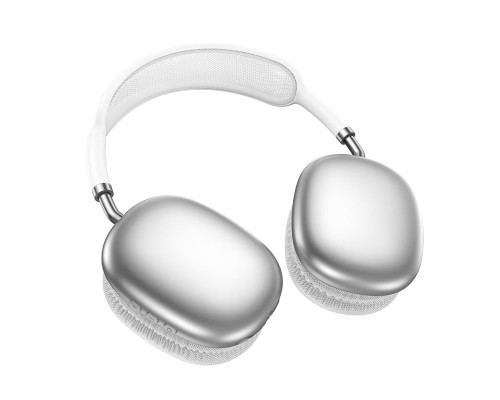 Навушники BOROFONE BO22 Plus Elegant BT headphones Silver