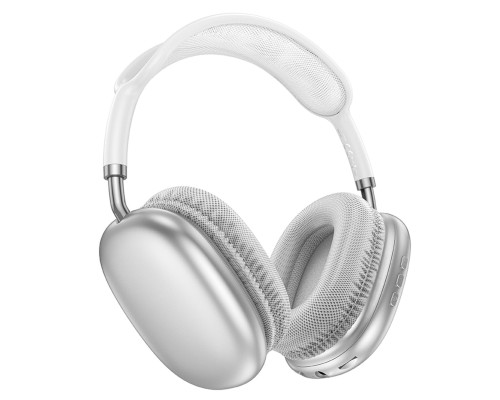 Навушники BOROFONE BO22 Plus Elegant BT headphones Silver