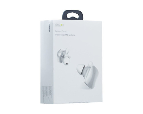 Навушники Baseus Encok W02 Truly Wireless headset White