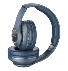 Навушники BOROFONE BO17 wireless headphones Dark Blue