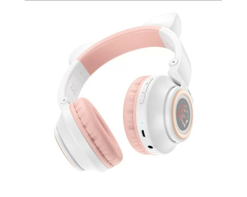 Навушники BOROFONE BO18 Cat ear BT headphones White