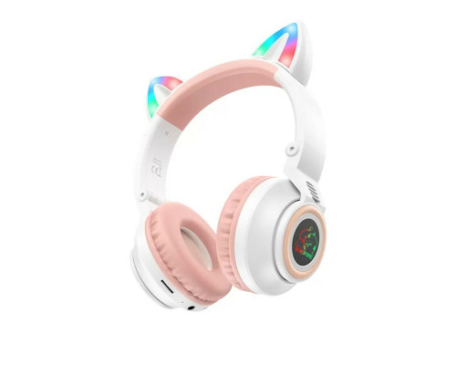 Навушники BOROFONE BO18 Cat ear BT headphones White