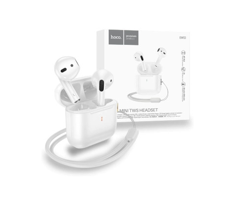 Навушники HOCO EW53 Lucky true wireless BT headset White