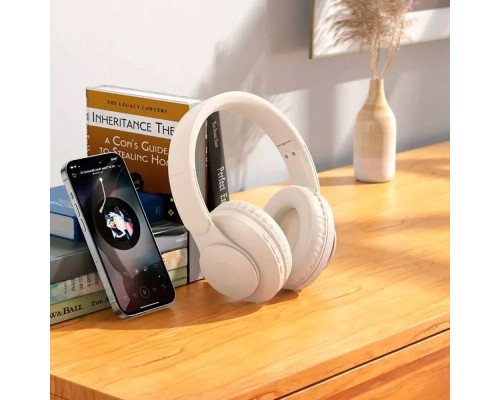 Навушники HOCO W45 Enjoy BT headset Milky White