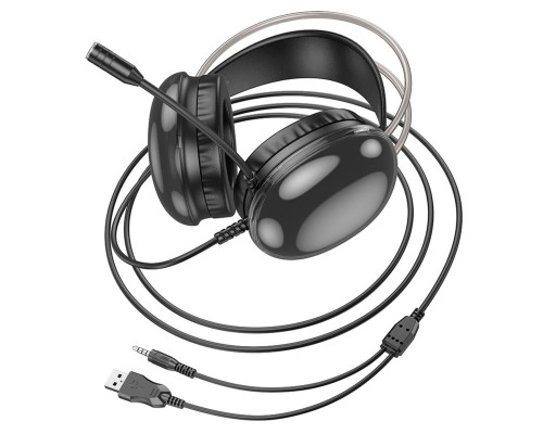 Навушники HOCO W109 Rich gaming headphones Black