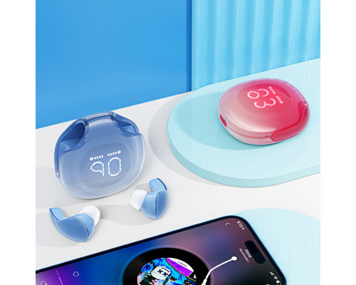 Навушники ACEFAST T9 Crystal (Air) color bluetooth earbuds Glacier Blue