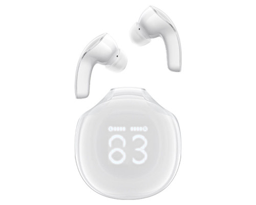 Навушники ACEFAST T9 Crystal (Air) color bluetooth earbuds Porcelain White