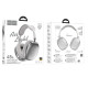 Навушники HOCO W35 Air Triumph BT headset Silver