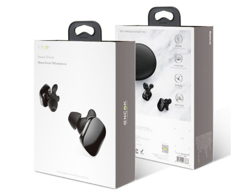 Навушники Baseus Encok W02 Truly Wireless headset Black