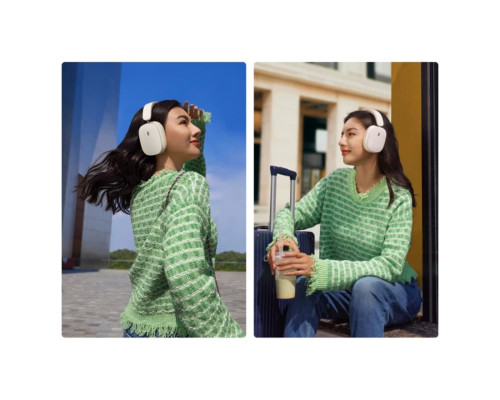 Навушники Baseus Bowie H1 Noise-Cancelling Wireless Headphones Rice White