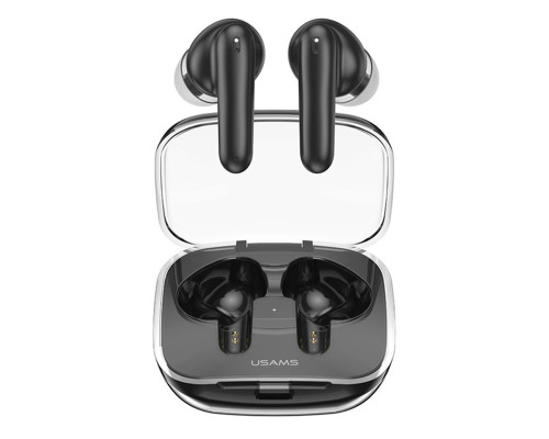 Навушники Usams US-BE16 Transparent TWS Earbuds - BE Series BT5.3 Black