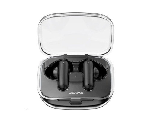 Навушники Usams US-BE16 Transparent TWS Earbuds - BE Series BT5.3 Black