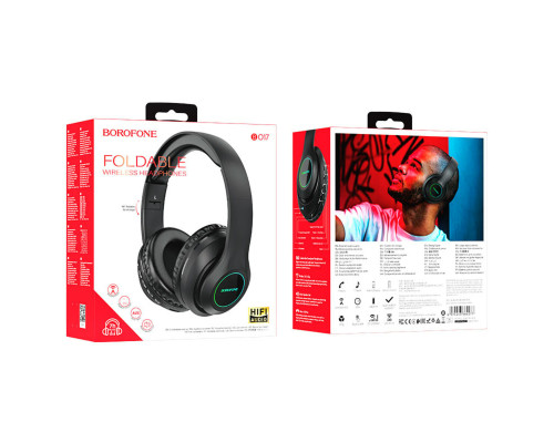 Навушники BOROFONE BO17 wireless headphones Black