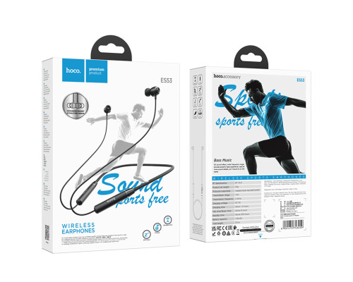 Навушники HOCO ES53 Coolway sports BT earphones Black