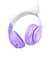 Навушники HOCO W42 Cat ears BT headphones Purple Grape