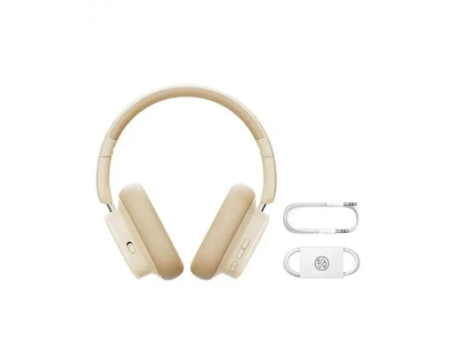 Навушники Baseus Bowie H1i Noise-Cancellation Wireless Headphones Stellar White