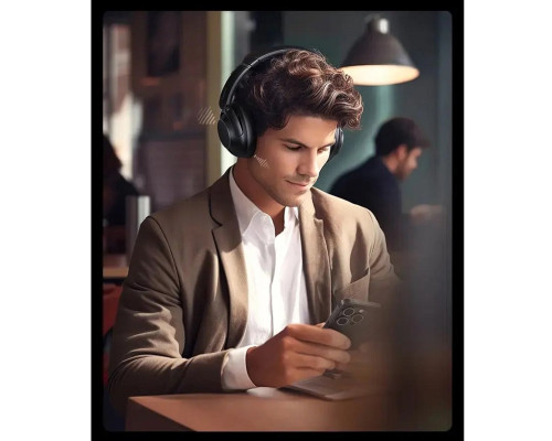 Навушники UGREEN HP202 HiTune Max5 Hybrid Active Noise-Cancelling Headphones Black(UGR-25255)