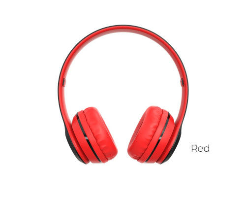 Навушники BOROFONE BO4 Charming rhyme wireless headphones Red