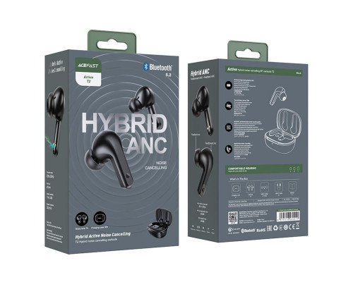 Навушники ACEFAST T2 Hybrid noise cancelling BT earbuds