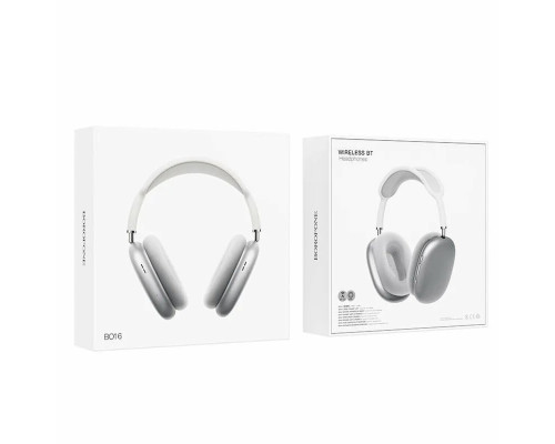 Навушники BOROFONE BO16 Cool hey BT headphones Silver