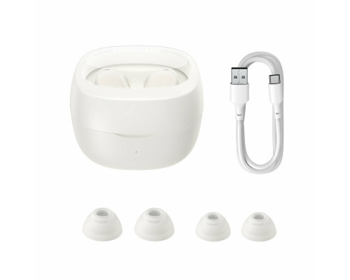 Навушники Baseus Bowie WM02 True Wireless Earphones creamy-white