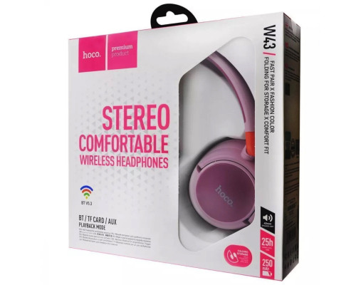 Навушники HOCO W43 Adventure BT headphones Purple