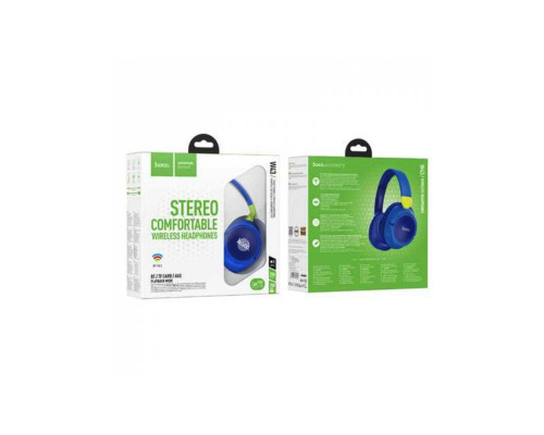 Навушники HOCO W43 Adventure BT headphones Blue