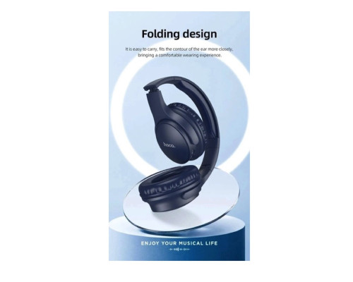 Навушники HOCO W40 Mighty BT headphones Blue