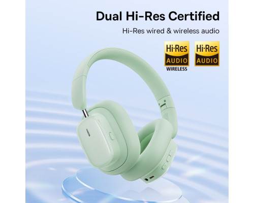 Навушники Baseus Bowie H1i Noise-Cancellation Wireless Headphones Natural Green