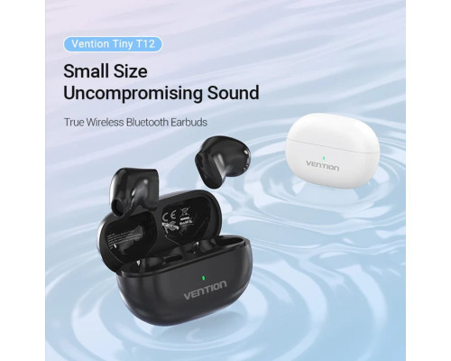 Навушники Vention True Wireless Bluetooth Earbuds Tiny T12 Black (NBLB0)