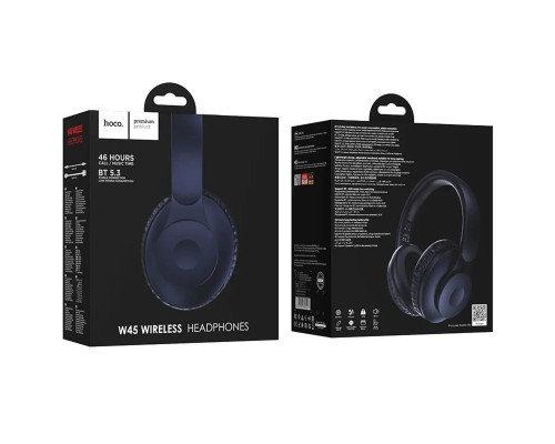 Навушники HOCO W45 Enjoy BT headset Blue