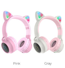 Навушники HOCO W27 Cat ear wireless headphones Grey