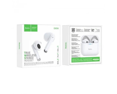 Навушники HOCO EW34 Full true wireless BT headset White