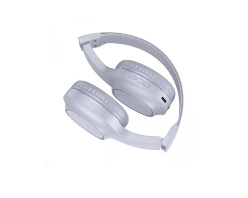 Навушники HOCO W46 Charm BT headset Light Blue Gray