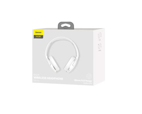 Навушники Baseus Encok Wireless headphone D02 Pro White