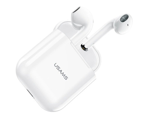 Навушники Usams US-YA001 Wireless Dual Earphone YA Series White