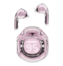 Навушники ACEFAST T8 Crystal color (2) bluetooth earbuds Lotus Pink