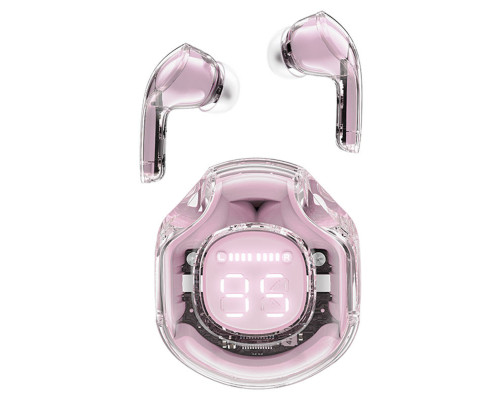 Навушники ACEFAST T8 Crystal color (2) bluetooth earbuds Lotus Pink