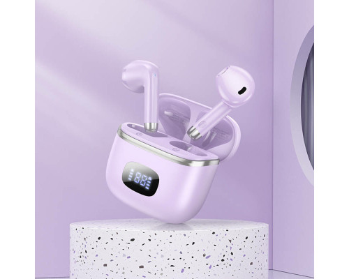 Навушники HOCO EQ1 Music guide true wireless BT headset Purple