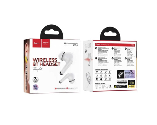 Навушники HOCO EQ2 Thought true wireless BT headset Purple