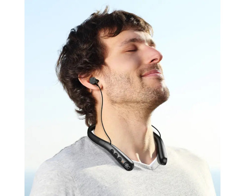 Навушники BOROFONE BE67 Sound neck-mounted BT earphones Black