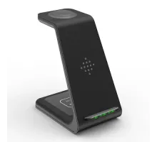 Зарядний пристрій T3 3 IN1 (iPhone, iWatch, AirPods) 15W FAST ORIGINAL Black mag-2000001173404147111