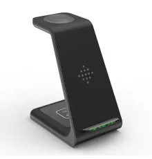 Зарядний пристрій T3 3 IN1 (iPhone, iWatch, AirPods) 15W FAST ORIGINAL Black mag-2000001173404147111