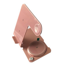 Зарядна станція 3IN1 Y91 Ultra-Thin (iPhone, iWatch, AirPods) 15W Original Rose Pink mag-200000150876319755