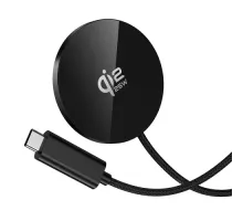 Бездротовий ЗП HOCO CW63 Pro Fast Qi2.2 magnetic wireless fast charger Black mag-6942007676946154071