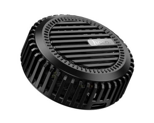 Бездротовий ЗП HOCO CW57 Air-cooled 15W magnetic wireless fast charger Black mag-6942007628273137354
