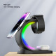 Зарядна станція 3 IN1 MagSafe RGB Light (iPhone, iWatch, AirPods) Original Black mag-200000149319918298